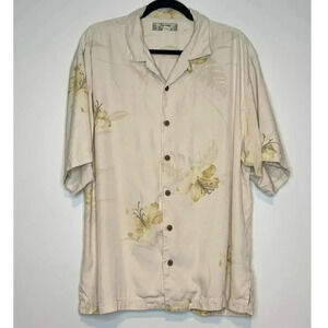 Tommy Bahama‎ Mens Silk Hawaiin Shirt Vacation Shirts SIZE L